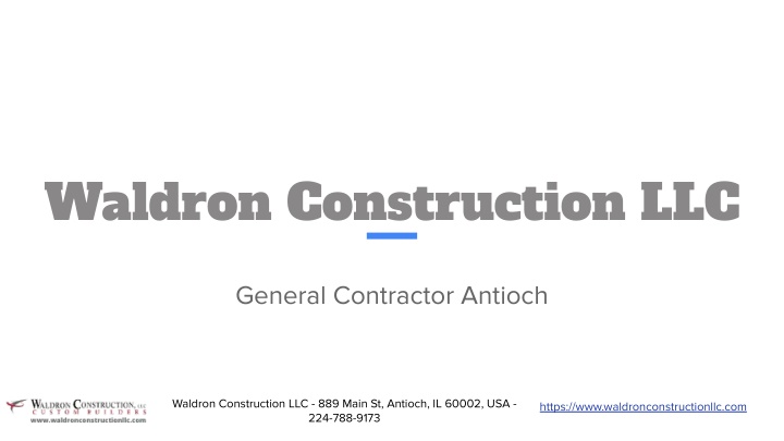 waldron construction llc