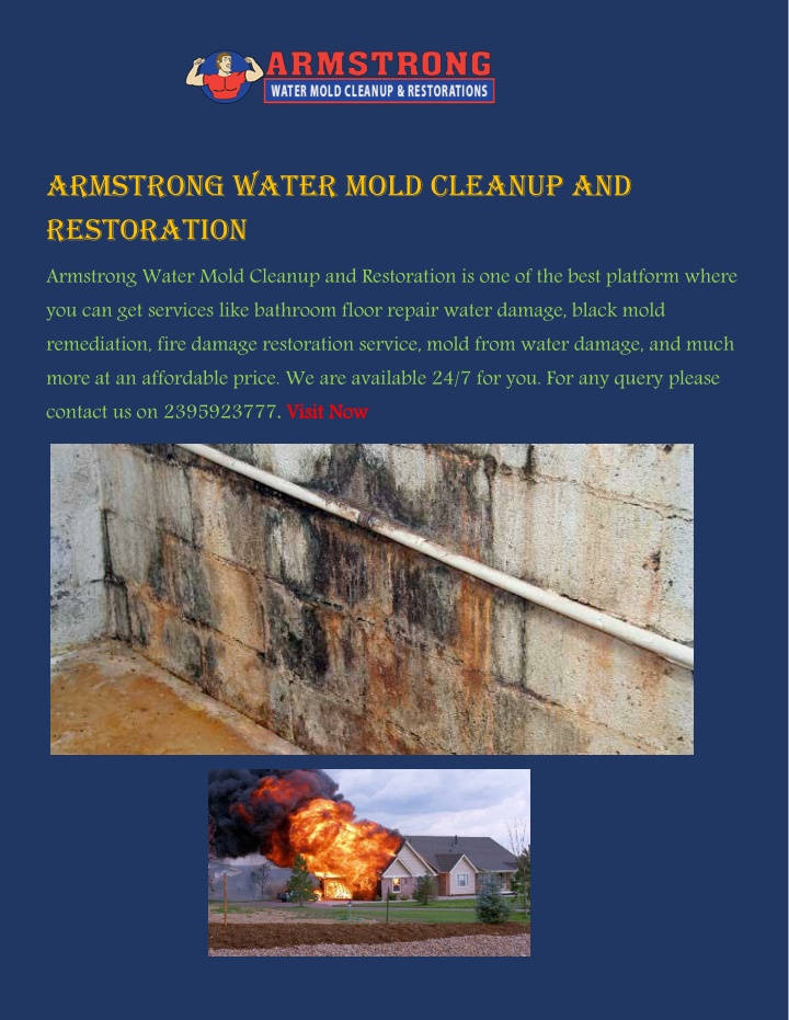 armstrong water mold cleanup and restoration