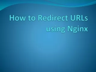 How to Redirect URLs using Nginx