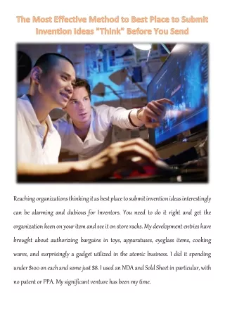 reaching organizations thinking it as best place