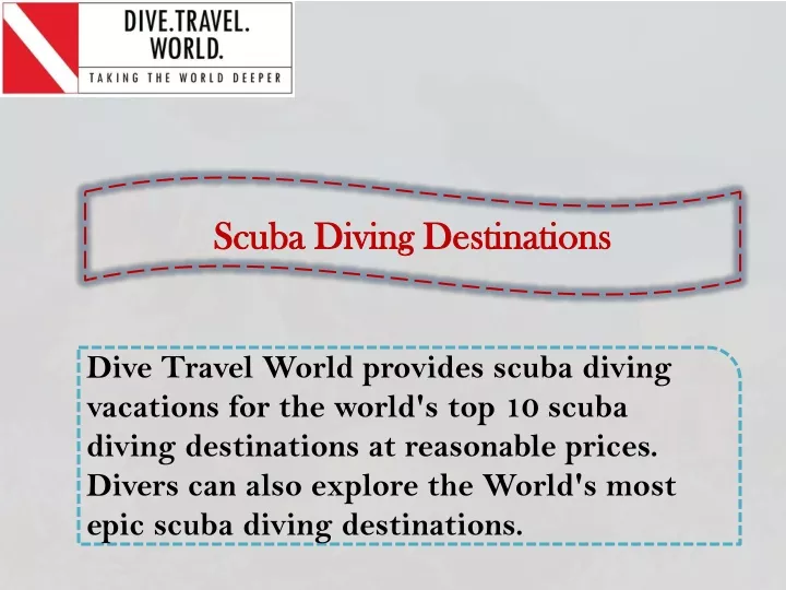 scuba diving destinations