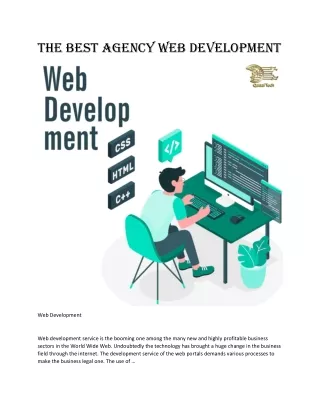 The best Agency Web Development