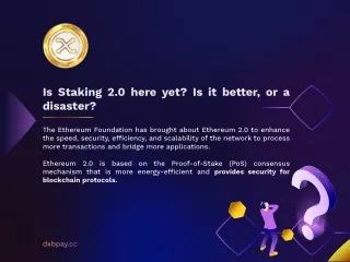 Is Staking 2.0 here yet? Is it better, or a disaster?