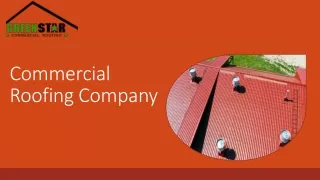 Choose The Best Professional Commercial Roofing Services in Dallas