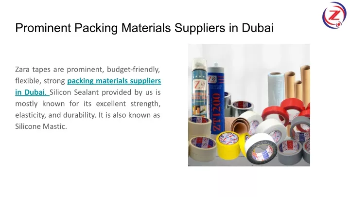 prominent packing materials suppliers in dubai