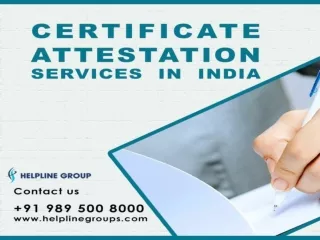 Certificate Attestation