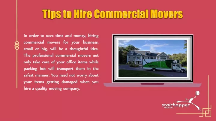 tips to hire commercial movers