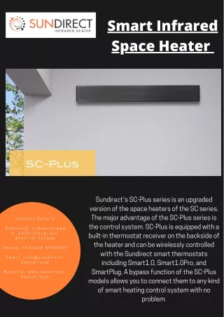 smart infrared space heater