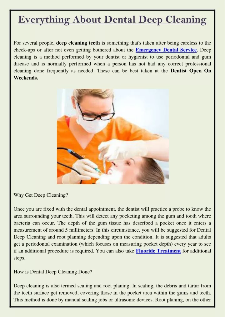 everything about dental deep cleaning