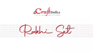 Celebrate Raksha Bandhan with Exclusive Rakhi Sets Online - eCraftIndia