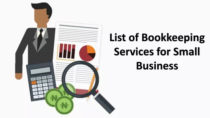 list of bookkeeping services for small business