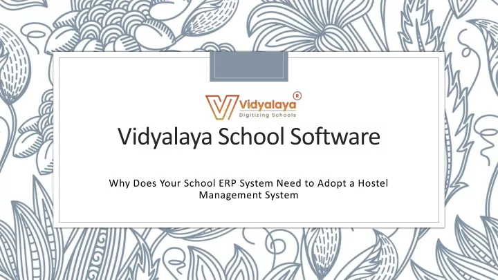 vidyalaya school software