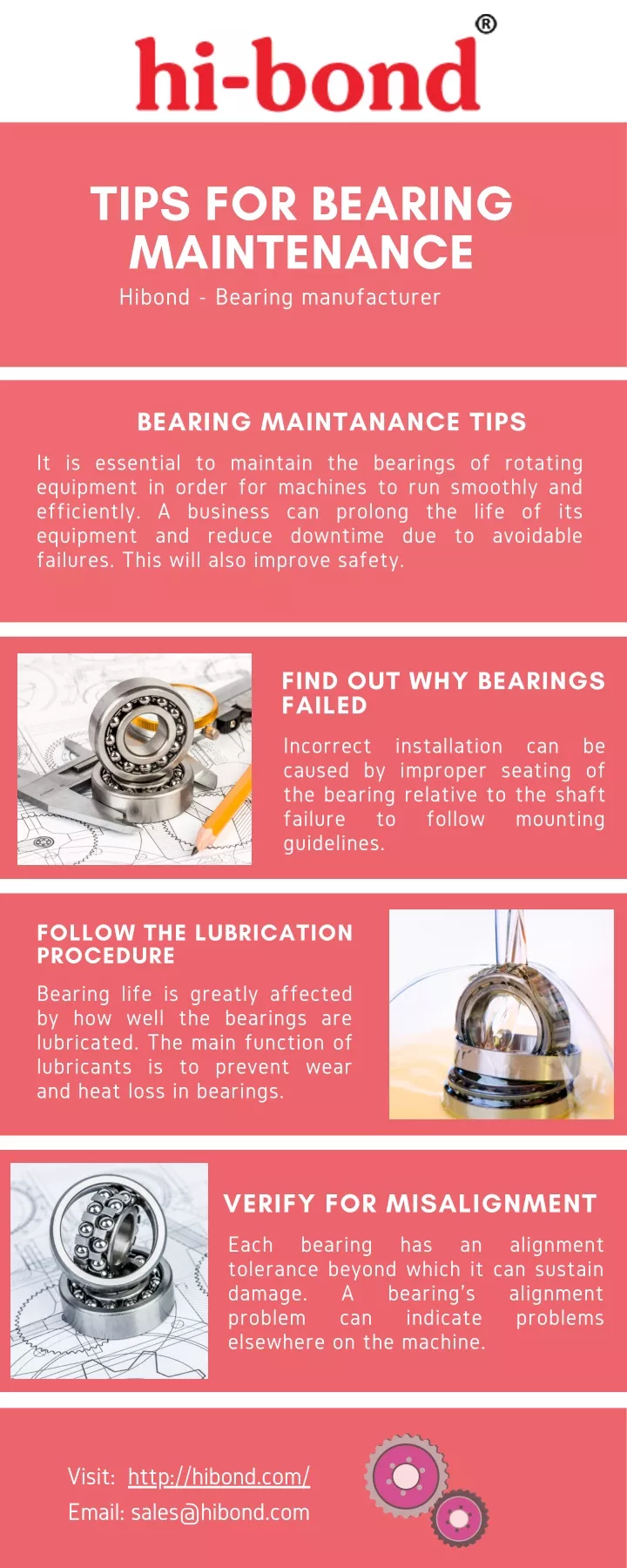 tips for bearing maintenance