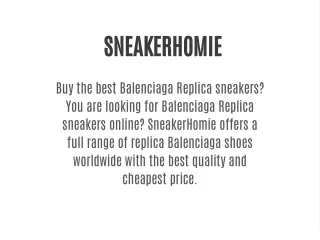 Balenciaga Replica Sneakers
