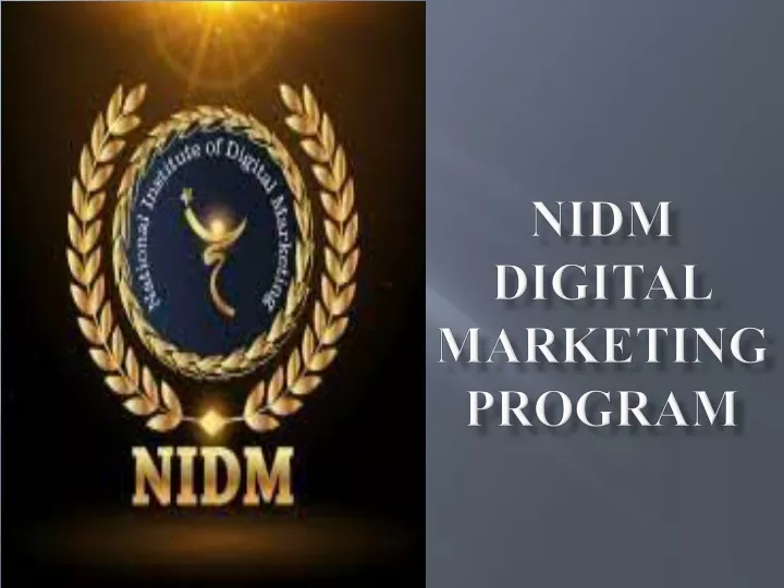 nidm digital marketing program