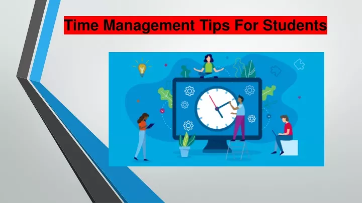 time management presentation for middle school students