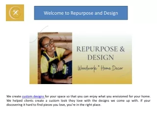 welcome to r epurpose and design