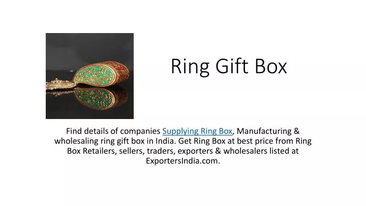 ring gift box