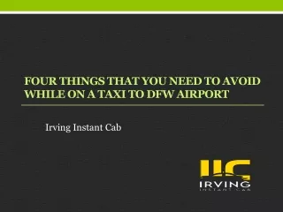 four things that you need to avoid while