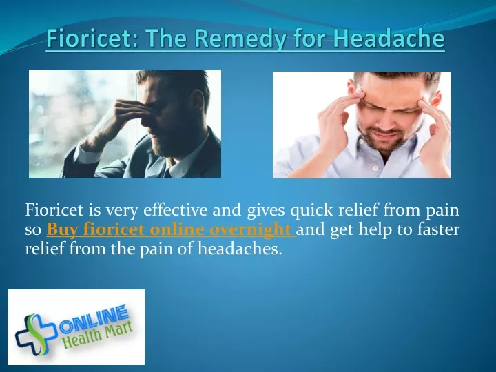 fioricet the remedy for headache