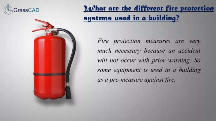what are the different fire protection systems