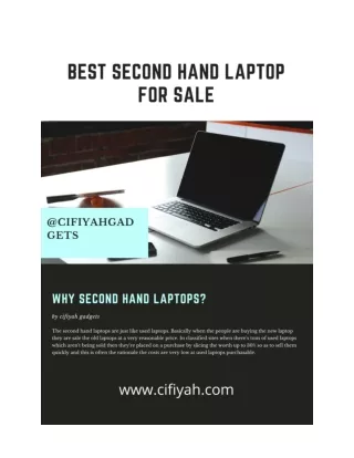 Best second hand used laptop sale