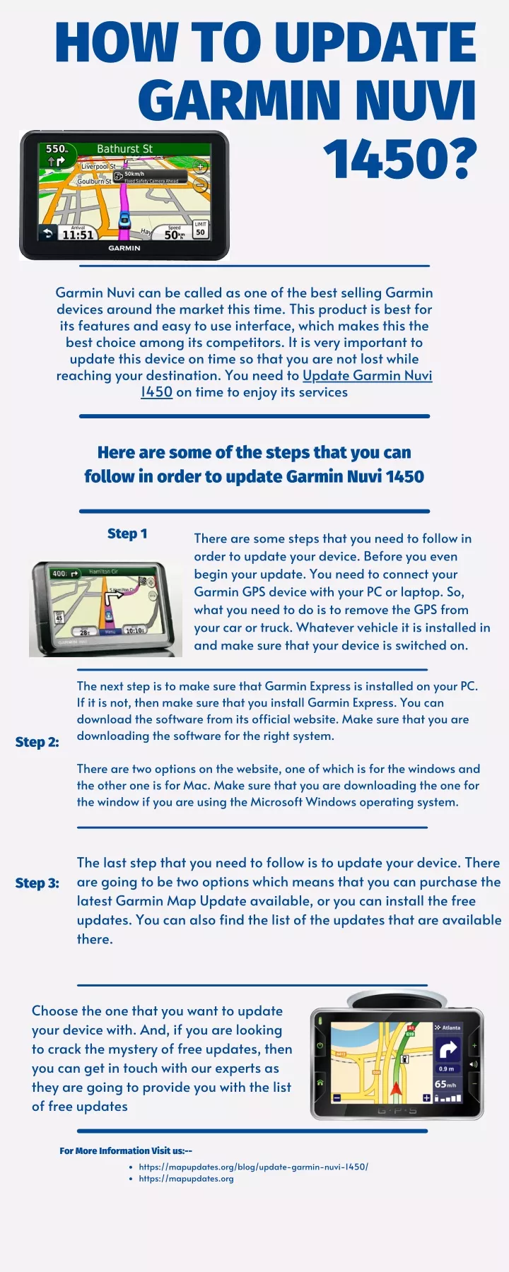 how to update garmin nuvi