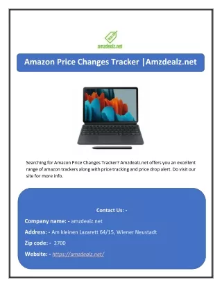 amazon price changes tracker amzdealz net