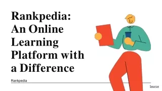 Rankpedia An Online Learning Platform with a Difference