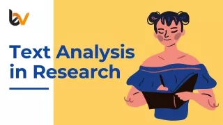 Text Analysis in Research