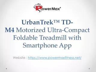 urbantrek td m4 motorized ultra compact foldable treadmill with smartphone app