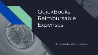 QuickBooks Reimbursable Expense