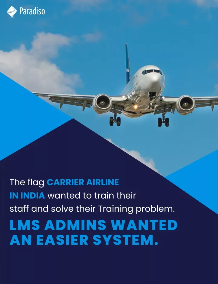 the flag carrier airline in india wanted to train