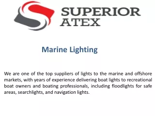 Marine Lighting