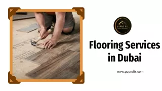 Flooring Services in Dubai