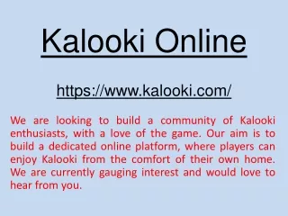 Kalooki.com Offer The Best Online Kalooki Games