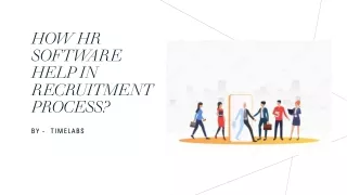how hr softw are help in recruitment process