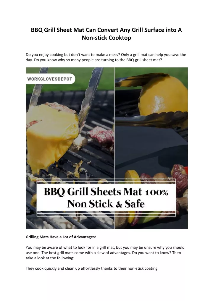 bbq grill sheet mat can convert any grill surface