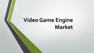video game engine market