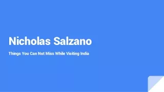 nicholas salzano
