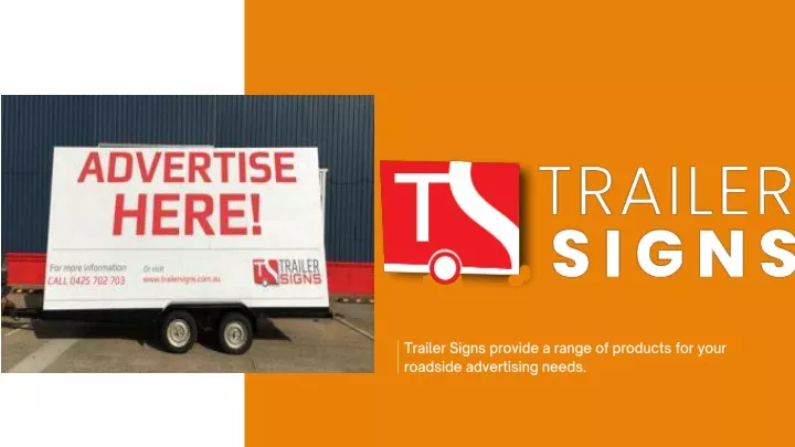 trailer signs provide a range of products