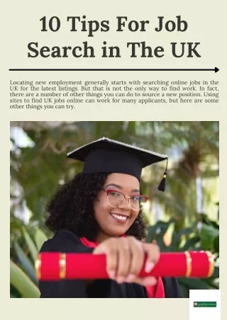 10 Tips For Job Search in The UK