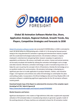 Global 3D Animation Software Market.docx