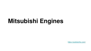 Mitsubishi Engines