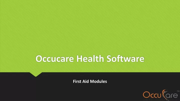 occucare health software