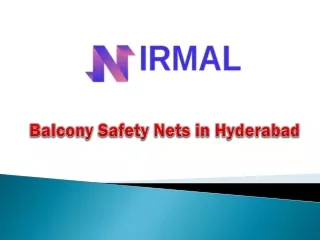 Balcony Safety Nets in Hyderabad