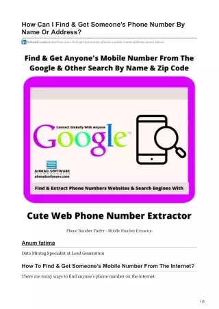 how can i find get someone s phone number by name