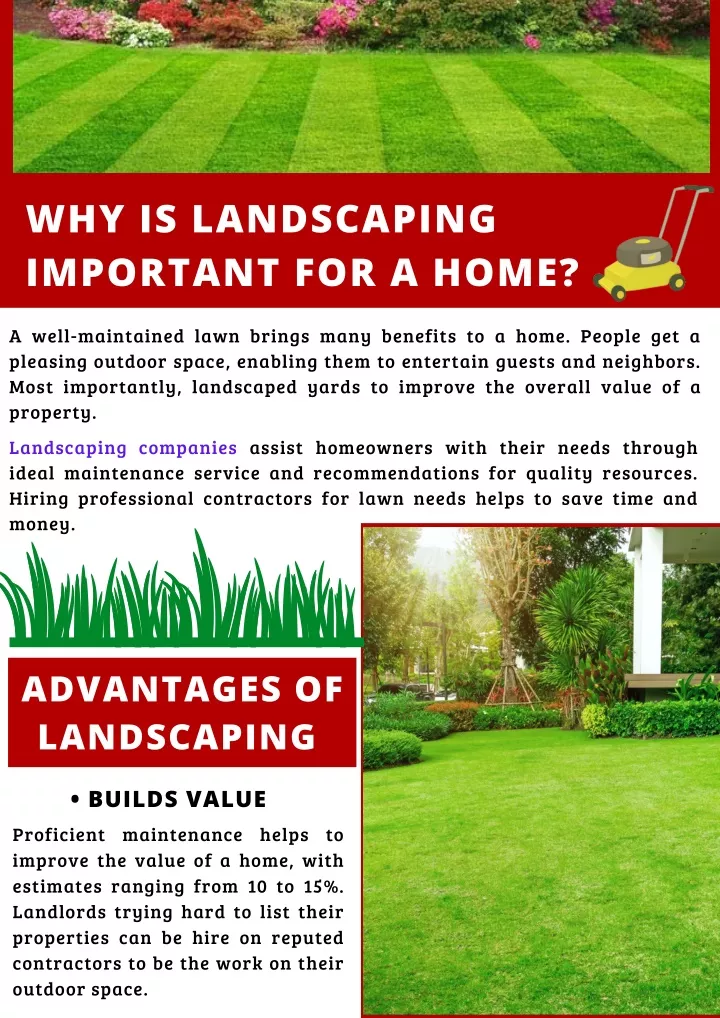 why is landscaping important for a home