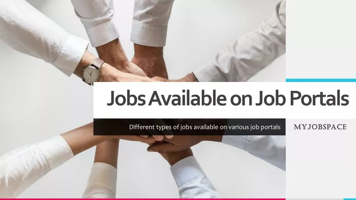 jobs available on job portals