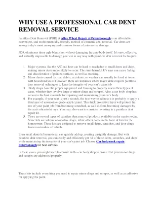 WHY USE A PROFESSIONAL CAR DENT REMOVAL SERVICE-converted
